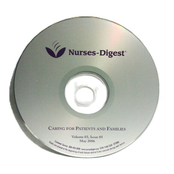 Nurses Digest DVD Caring for Patients and Families Nursing Education May 2006 - Picture 3 of 4